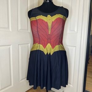 Her Universe reversible Wonder Woman skater dress
